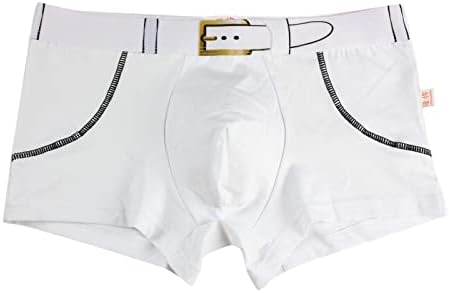 BMISEGM Mens boxers roupas íntimas casuais casuais respiráveis ​​calcinha calça de algodão de algodão estampa de calcinha confortável