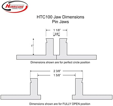 Ferramentas de giro de furacões, maxilares para o htc100 4 maxilar torneira de madeira chuck