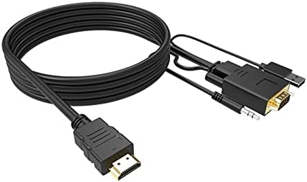 Connectores Connectores Convenientes multifuncionais VGA Cable masculino para plug plug play PVC VGA para adaptador compatível com HDMI para Monitor -