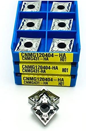 Ferramenta de carboneto CNMG120404 HA H01 Turneração cilíndrica Tool Tool de carboneto Blade CNC Cobper e ferramenta de alumínio Ferramenta de giro de lâmina de alumínio: 20pcs)