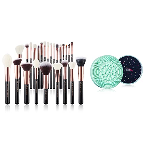 Jessup 25pcs Professional Makeup Brush Conjunto T155 com escovas de maquiagem MAT A007