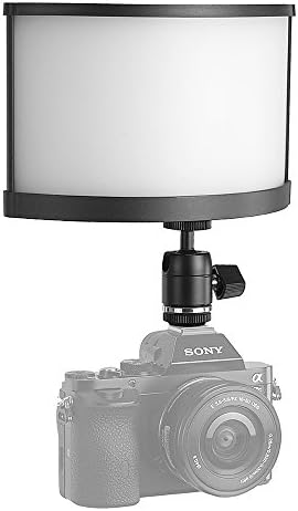 Fotodiox pro fator raio mini luz angular ampla - 4x9 na luz da câmera diminuída de bicolor curva