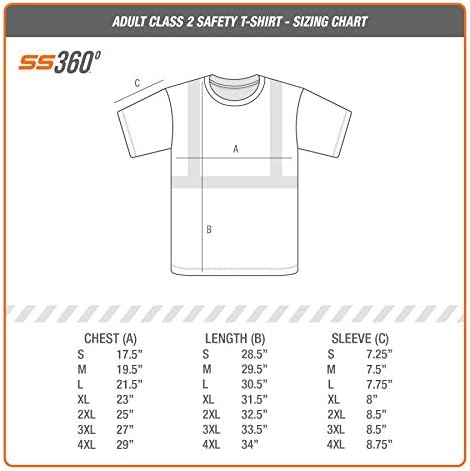 SafetyShirtz SS360 ANSI Classe 2 Camiseta de segurança