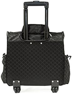 Everest Xtreme Rolling Tote, preto, tamanho único