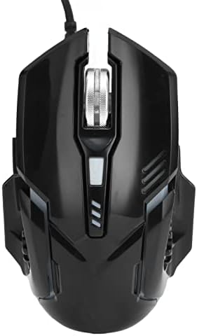 Mouse de jogos com fio Sanpyl, 1200 1800 2400 3600 4 Níveis DPI Interface USB mouse rgb illitada por backlit ergonomic pc games