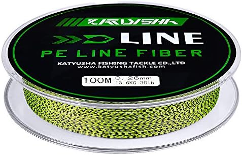 Linha de pesca trançada de Katuysha, linhas trançadas zero resistentes à abrasão 4/8 fios super fortes superline 6lb -100lb teste