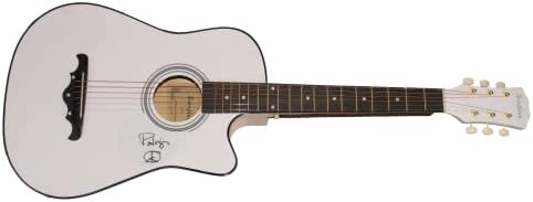Sixto Rodriguez assinou o Autograph Tampe Twelem Acoustic Guitar w/ James Spence Authentication JSA Coa - Facto frio, vindo