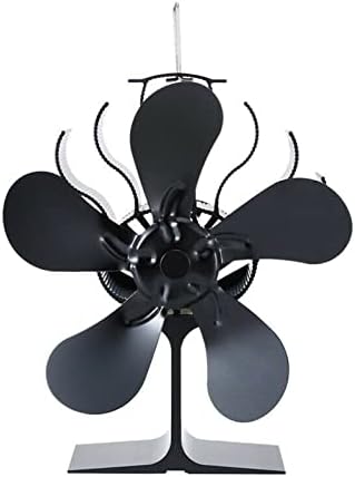 Lareira xfadr srliwhite preto 5- fogão de fogão de calor queimador de torno de ventilador silencioso lareira lareira