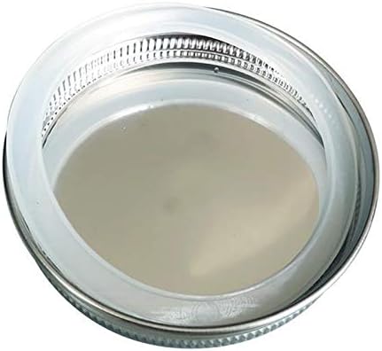 Sheynian 12 embalagem vedações de borracha para potes de vidro, anel de vedação de vedação de silicone de substituição, vedações