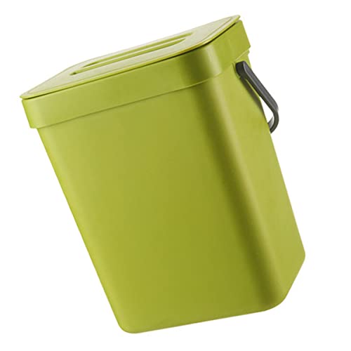 Cabilock Car Lixo 2pcs Composto de cozinha pendurado em contêiner de lixo de lixo lixo de lata de lixo de parede Caixa de lata de lata: pendurar lixo de lixo automotivo lixo