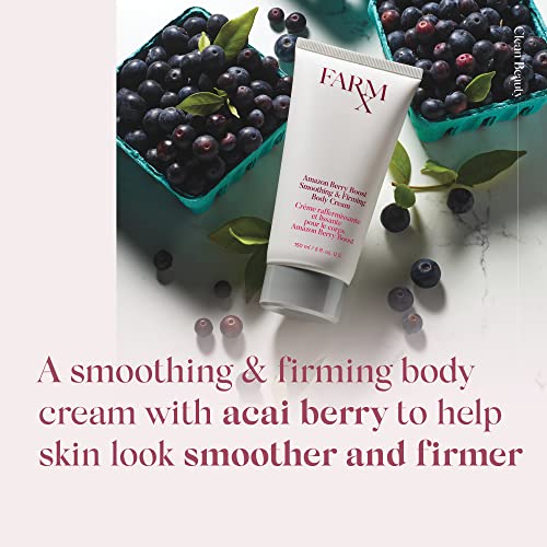 Fazenda RX Berry Firming Creme corporal, loção, suavização da pele, Elasticidade da restauração da pele nutrida, antioxidantes, extrato