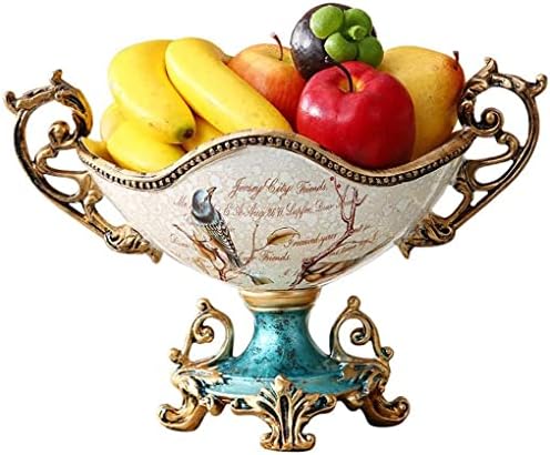 Bandeja de frutas grande mesa de casamento lanche bandeja de resina moderna decoração de artesanato
