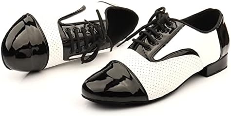 KXDFDC Men Sapatos de dança latina Sapatos de baile salão de jazz sapatos de dança para menino de dança de menino sapatos de