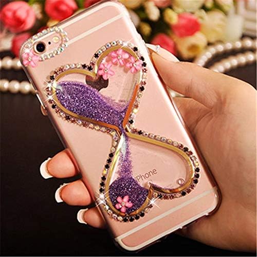 Goblet de viciado em areia de diamante líquido de glitter flutuante Bling Sparkle Moving Stars Case líquido para Samsung