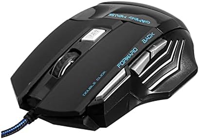 Androset Wired Gaming Mouse 7 Botões 2400dpi LED de games de cabo com fio óptico REDES COMPUTADOR