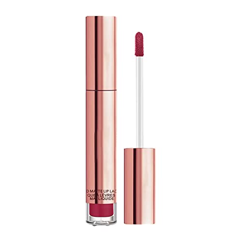 NPKGVia Batom vermelho hidratante líquido hidratante líquido duradouro Lipstick hidratante não pegajos