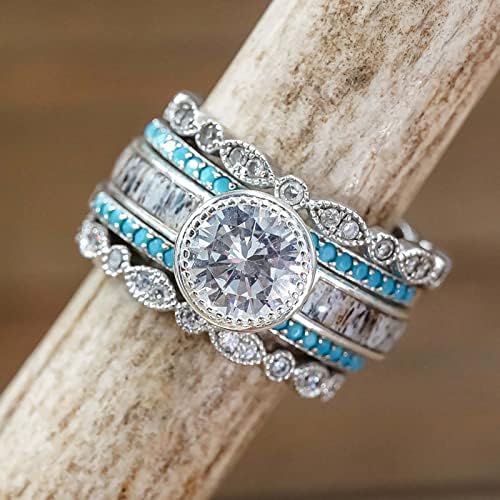 2023 novo anel de diamante para mulheres Acessórias populares de joias