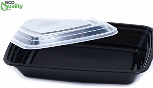 Recipientes de preparação para refeições com talheres [10 pacote] Single 1 Compartamento por Ecoqualidade - lancheira de armazenamento de alimentos | Bento Box | BPA grátis | Freezer/microondas/lava -louças Seguro - Avanduly/Watertaight/empilhável
