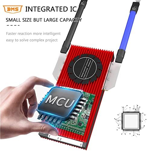 20S 72V BMS Placa de proteção de PCB BMS BMS Ternário com bateria 30A-500A com balanço da bateria, módulo BT programável e