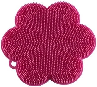 Kuhn Rikon Fique limpo Flor Silicone Spurber, 4.5 , Pink