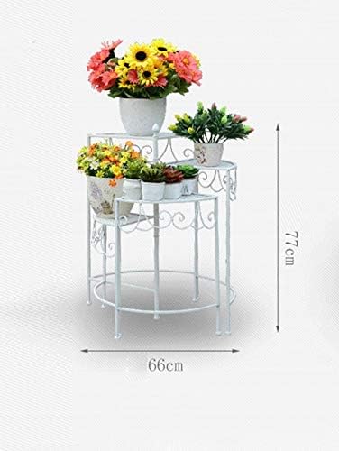 Mkkm Plant Stand Multi - camada dobrável vasos de flores prateleira/sala de estar vara