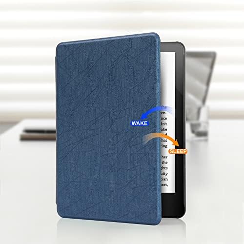 Case Fit Kindle 2019 Cover de couro - PU Flip Leather Smart Lightweight Cover capa para Kindle 2019 - Raios multicoloridos