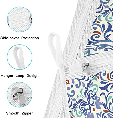 2pcs Mesh Laundry Bags Saco de lavagem de lavanderia colorida de padrões coloridos com bolsas de malha de zíper em loop suspenso para