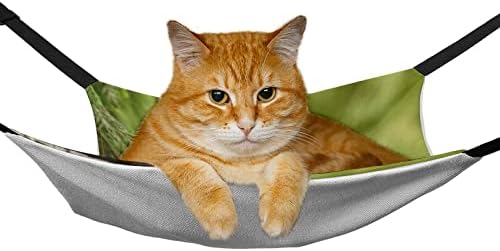 Hammock de gato gato de gato de gato, gaiola de gaiola, economizando espaço para animais de estimação para animais de estimação