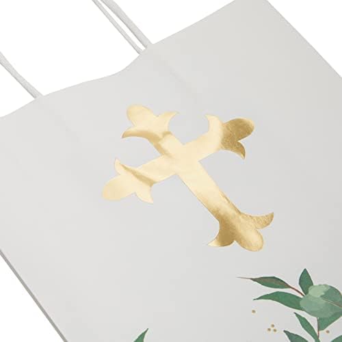 15 pacote de festas religiosas favorece sacolas de presentes para presentes de batismo da Páscoa, para meninas e