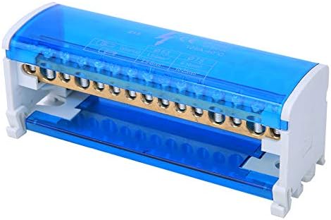 Caixa de distribuição de terminal Alishpehpe 215 Terminal Din Rail de 2 níveis de 2 níveis com caixa de distribuição de