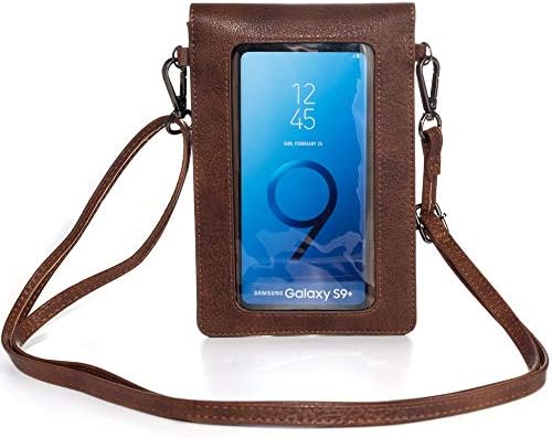 Holster de telefone, bolsas de bilheteria de tela de toque de caixa de toque, caixa de carteira de bolsa de telefone com janela