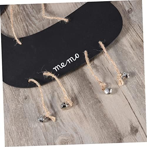 ABOOFAN 3PCS Tags de quadro -negro Decoração de casamento Decora Decor Wood Message Boards Mini Retor de pedidos de