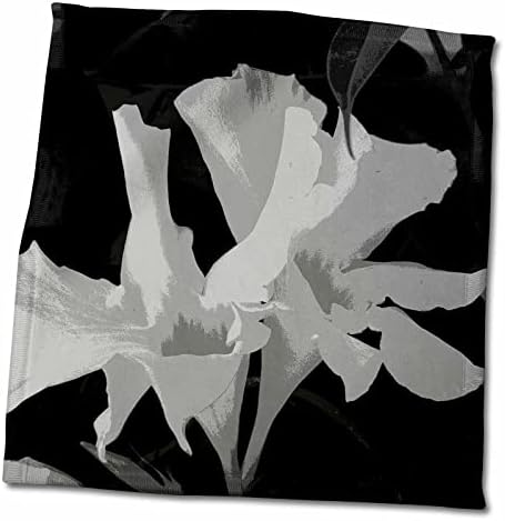 3drose florene plantas abstratas - resumo floral - toalhas