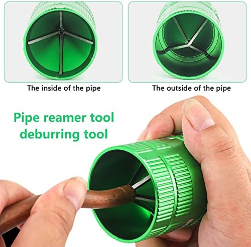 Conjunto de ferramentas de debutção de tubos, ferramentas de encanamento OD 1/4 a 1-5/8 Problema de conduíte, PVC e ferramenta de