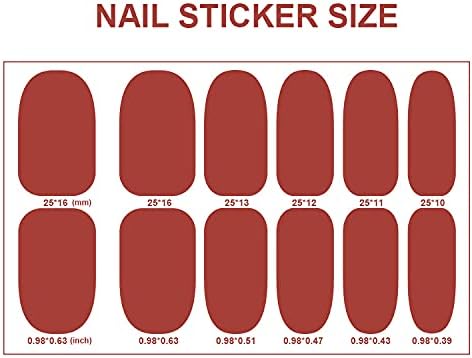 Adesivos de unhas Rantoo 5 folhas 60 PCs Decalques de arte da unha 3D Estomncy de unhas de vinils para unhas Manicure Fails