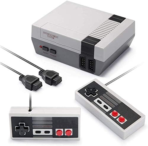 Console de jogos retrô, sistema clássico de mini retro de jogos interno 620 jogos e 2 controladores, plugue e reproduz o sistema de entretenimento de 8 bits de 8 bits-saída AV