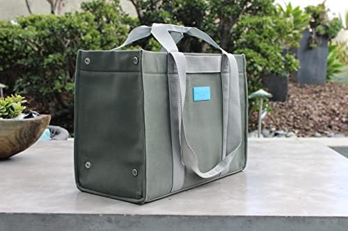 Panvas Premium Bag Panqueca Mini dobras planas, bolsos deslizantes, base removível, bolso anti-roubo