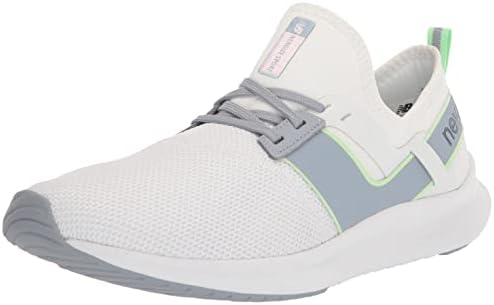 New Balance Women Fuelcore Nergize Sport V1 Sneaker, White/Dusk Blue/Vibrant Spring Glo, 9,5 de largura US US