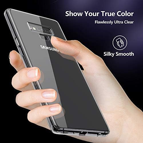 Keepca Galaxy Note 9 Case clara, magro e suave flexível TPU Gel Skin Silicone Lightweight Anti-arranhão Casos de proteção à prova