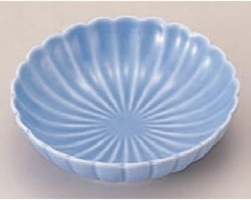 Shokado 7-378-1 3,8 Tamanho Pote em forma de crisântemo, peru, 4,5 x 1,3 polegadas, cerâmica, restaurante, ryokan, tabela japonesa,
