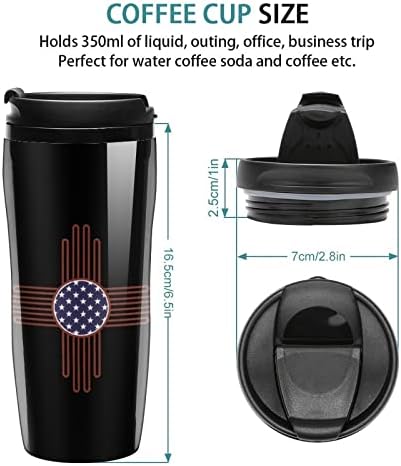 American Sun Zia Sun Plástico Caneca de café com tampa de isolamento de parede dupla Design de viagem Friend