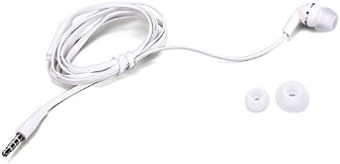 Premium Mono Headset Whted Wited White Earbud Microp de fone de ouvido para Huawei Ascend P6 P7 - Alcatel OneTouch