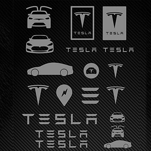 Para decalques tesla, adesivos gráficos logotipo TM3 TMX TMS Decal