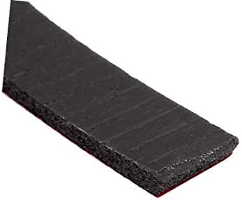 X-Dree 5m 20mm x 3mm de lado dual-lado à prova de choques de choques de choques de esponja Black Red Black (Nastro em Schiuma Antiurto Antiurto Adesivo Biadesivo 5m 20mm x 3mm Rosso