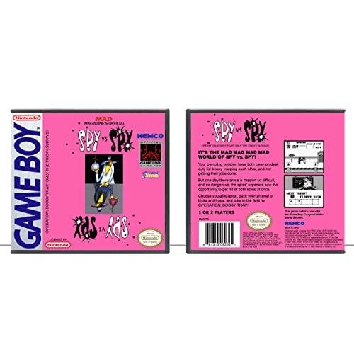 SPY vs. Spy: Operação Boobytrap | Game Boy - Caso do jogo apenas - sem jogo