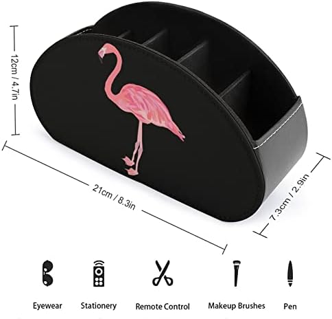 Caixa de armazenamento de controle remoto de pássaro de pássaro rosa Flamingo