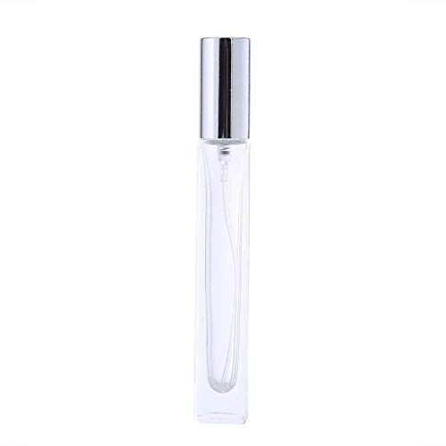 Morningstar 10ml Reabilitável Perfume Silver Atomizer Travel Spray Garrane de vidro