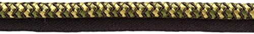 Tercela de cesta de 3/8 Design de corda de corda com chakra labial Black Multicolor #AR06 Vendido pelo quintal
