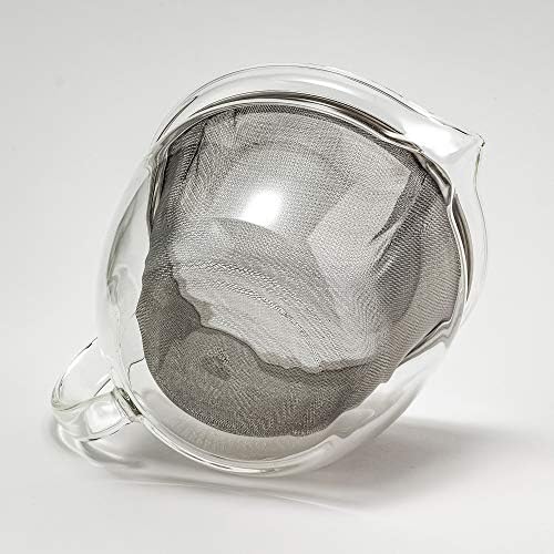 Tamaki T-707531 Bule, vidro resistente ao calor, claro, 6,7 x 4,1 x 4,1 polegadas, 15,2 fl oz