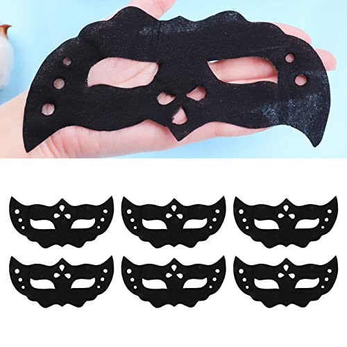 100pcs máscara de olho preto papel de beleza de beleza folha de máscara de olhos descartáveis ​​para hidratação de cuidados